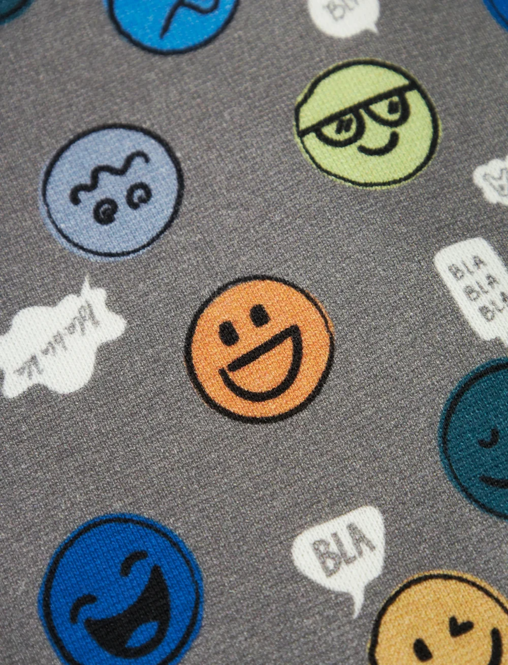 name it - NMMMOPPY DROPSHAPE BEANIE AOP1 - beanies - quiet shade - 0