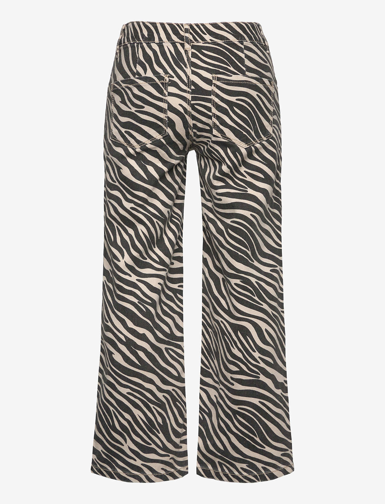 name it - NKFROSE WIDE TWILL PANT 4003-TD D - laia säärega teksad - cement - 2