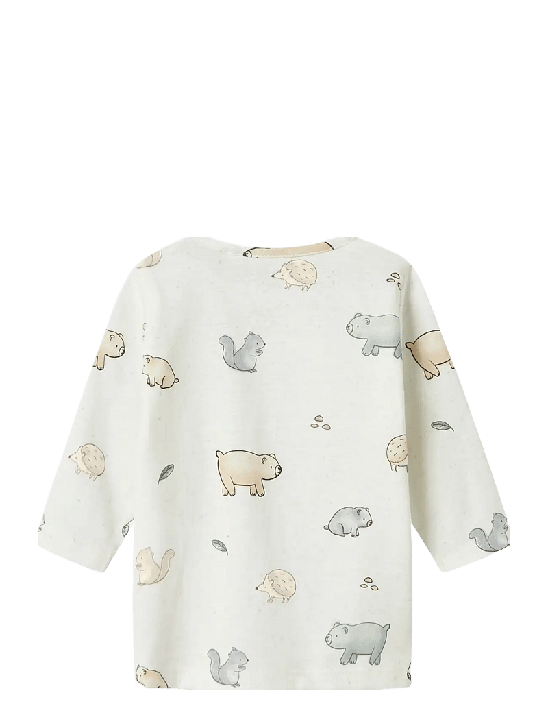 name it - NBNLUMA LS TOP - long-sleeved t-shirts - cloud dancer - 1