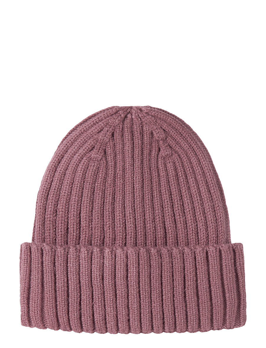 name it - NKNMAB BEANIE TB - kootud mütsid - wistful mauve - 0