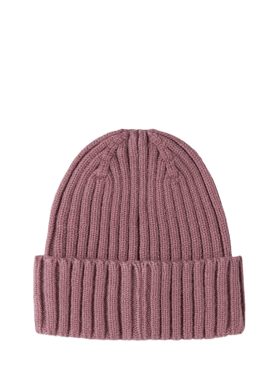 name it - NKNMAB BEANIE TB - kootud mütsid - wistful mauve - 1
