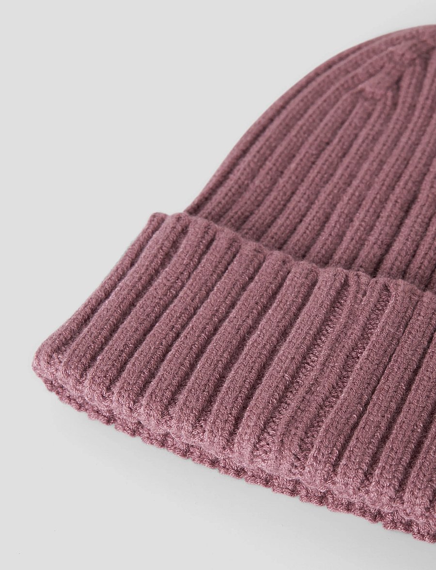 name it - NKNMAB BEANIE TB - kootud mütsid - wistful mauve - 2