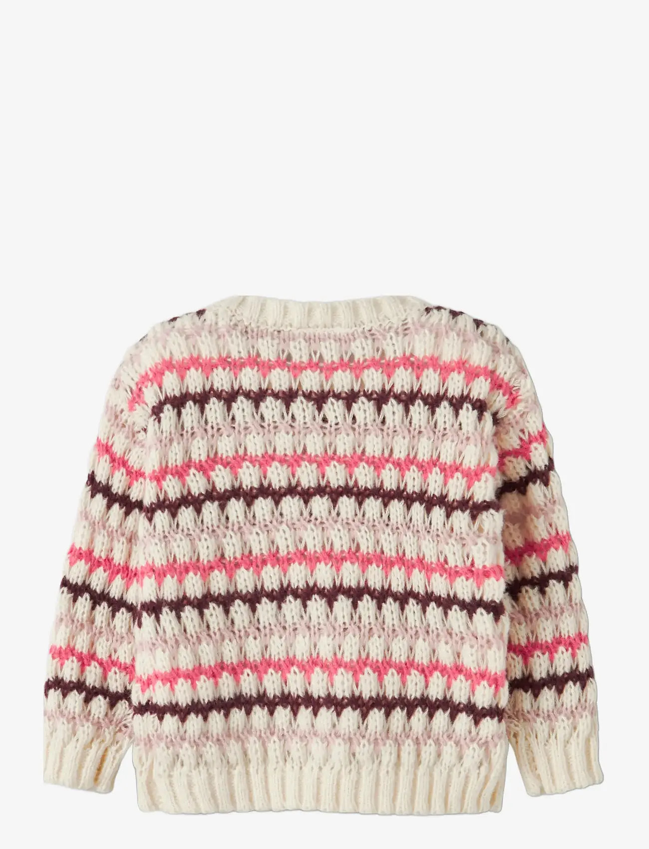 name it - NMFLENE LS KNIT - herbstliche kleidung - cloud dancer - 1