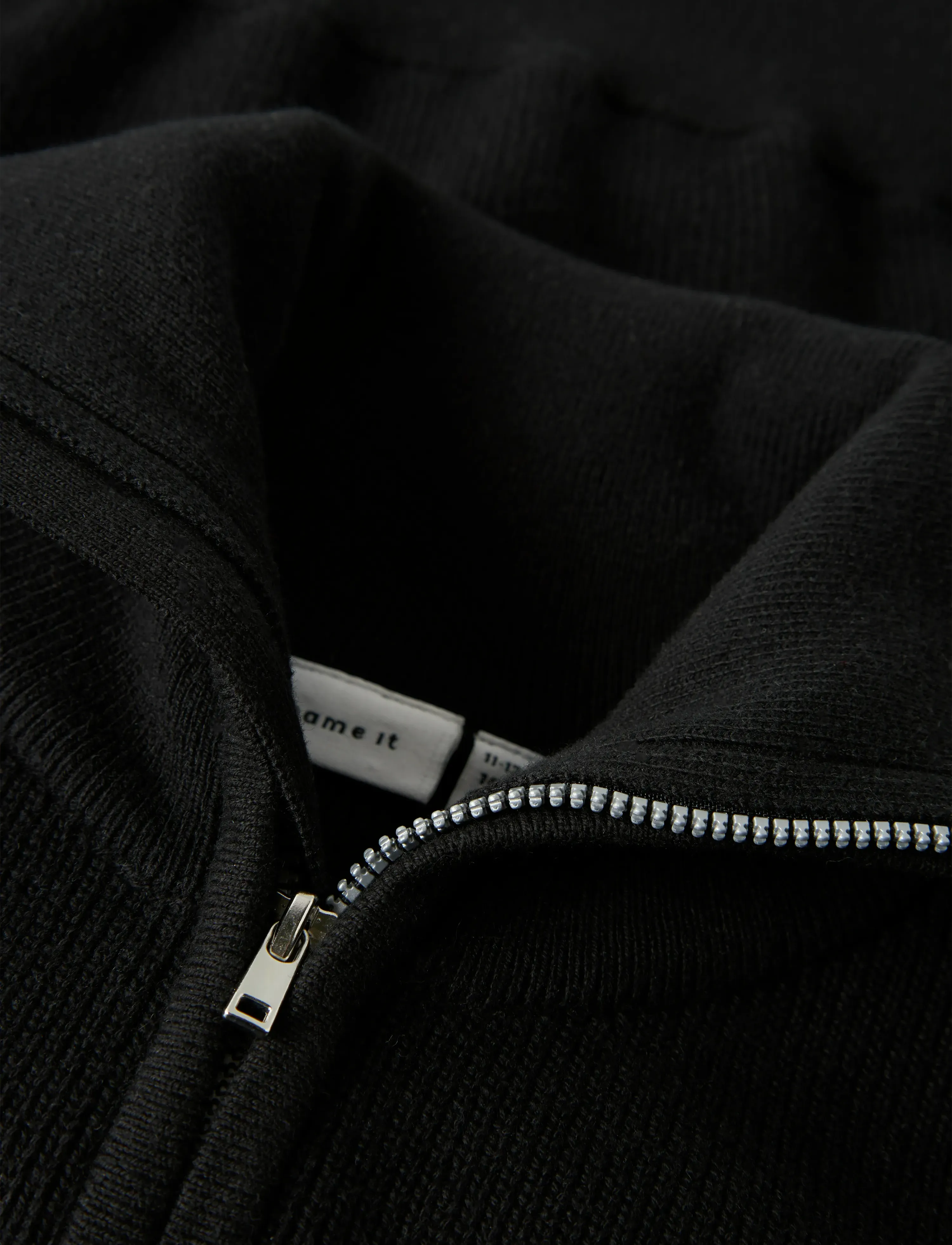 name it - NKFLISEN LS SHORT KNIT - trøjer - black - 2