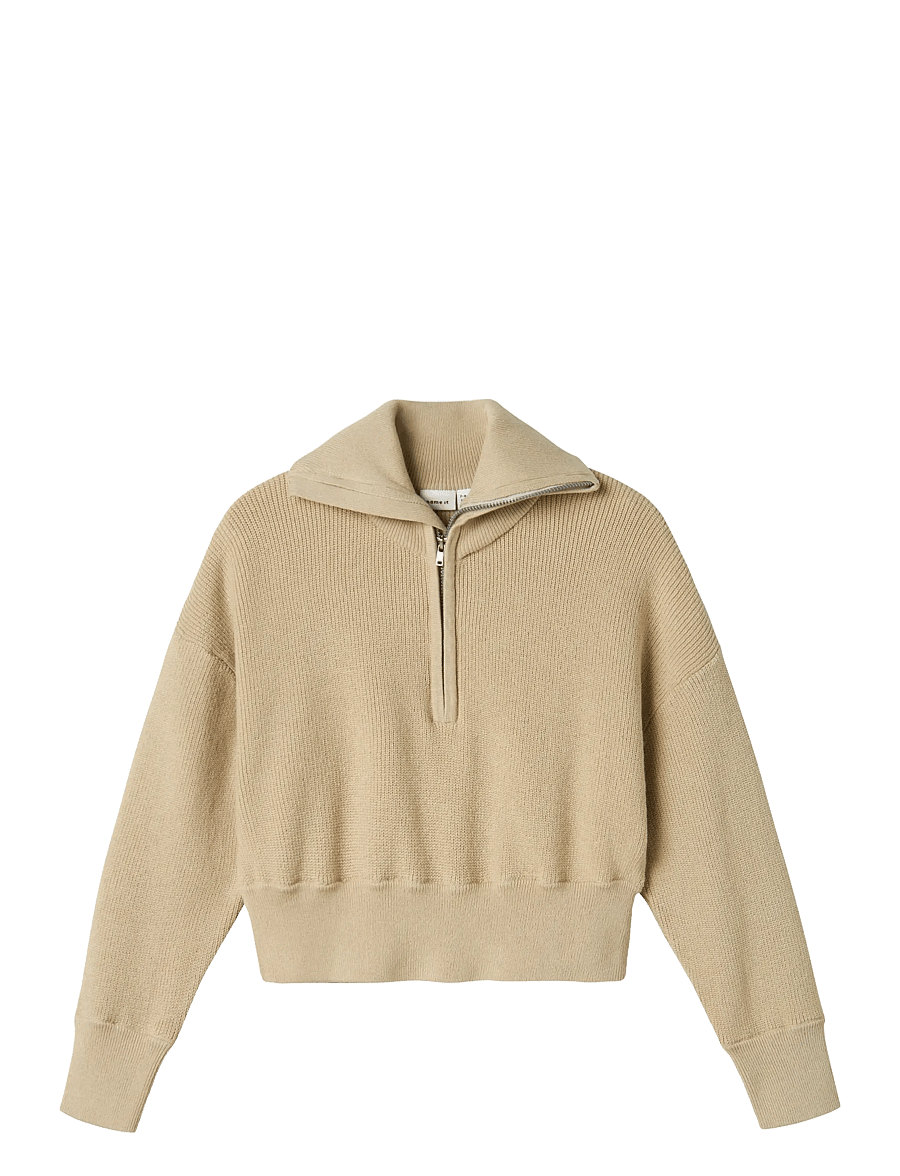 name it - NKFLISEN LS SHORT KNIT - pullover - peyote - 0