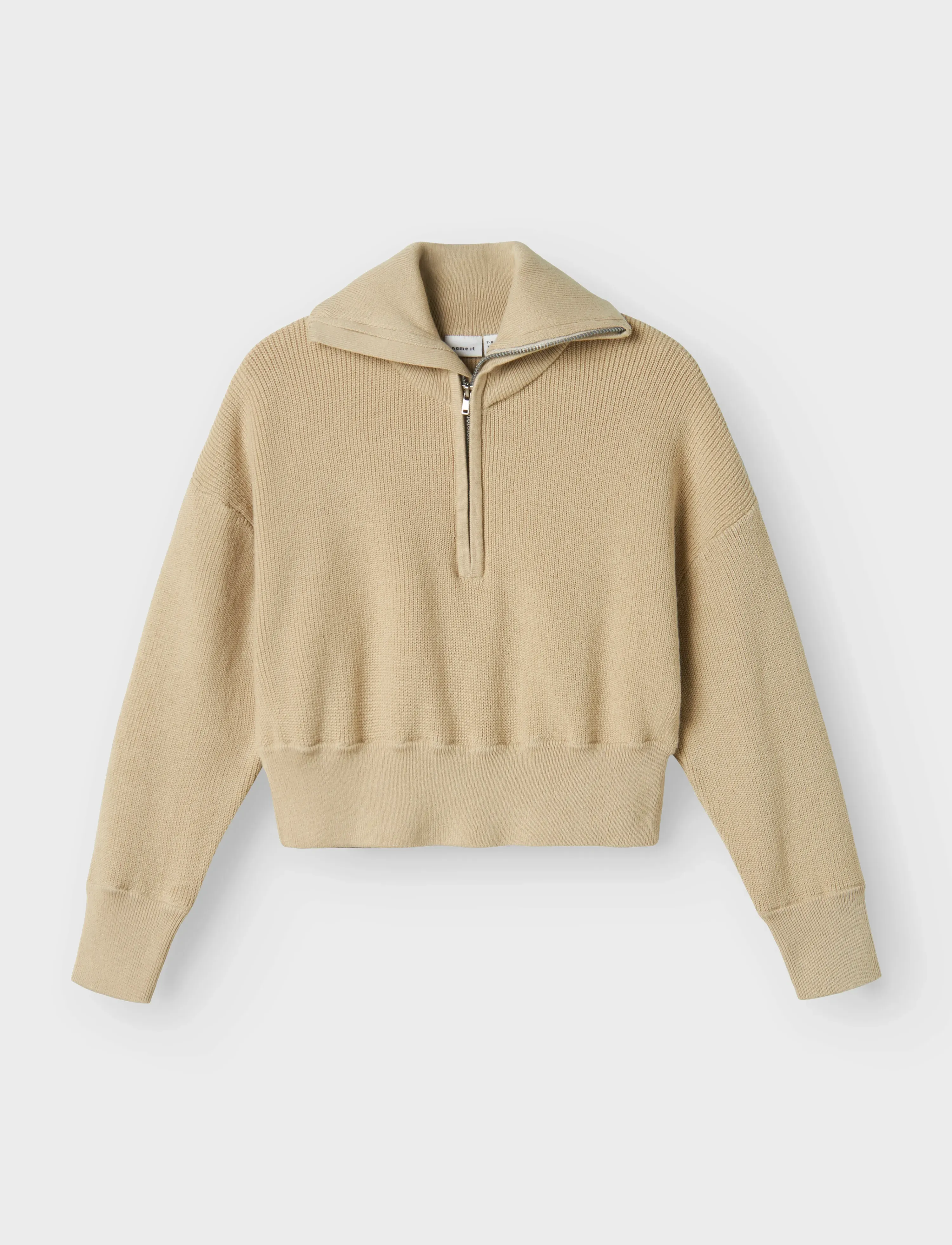 name it - NKFLISEN LS SHORT KNIT - neulepuserot - peyote - 2