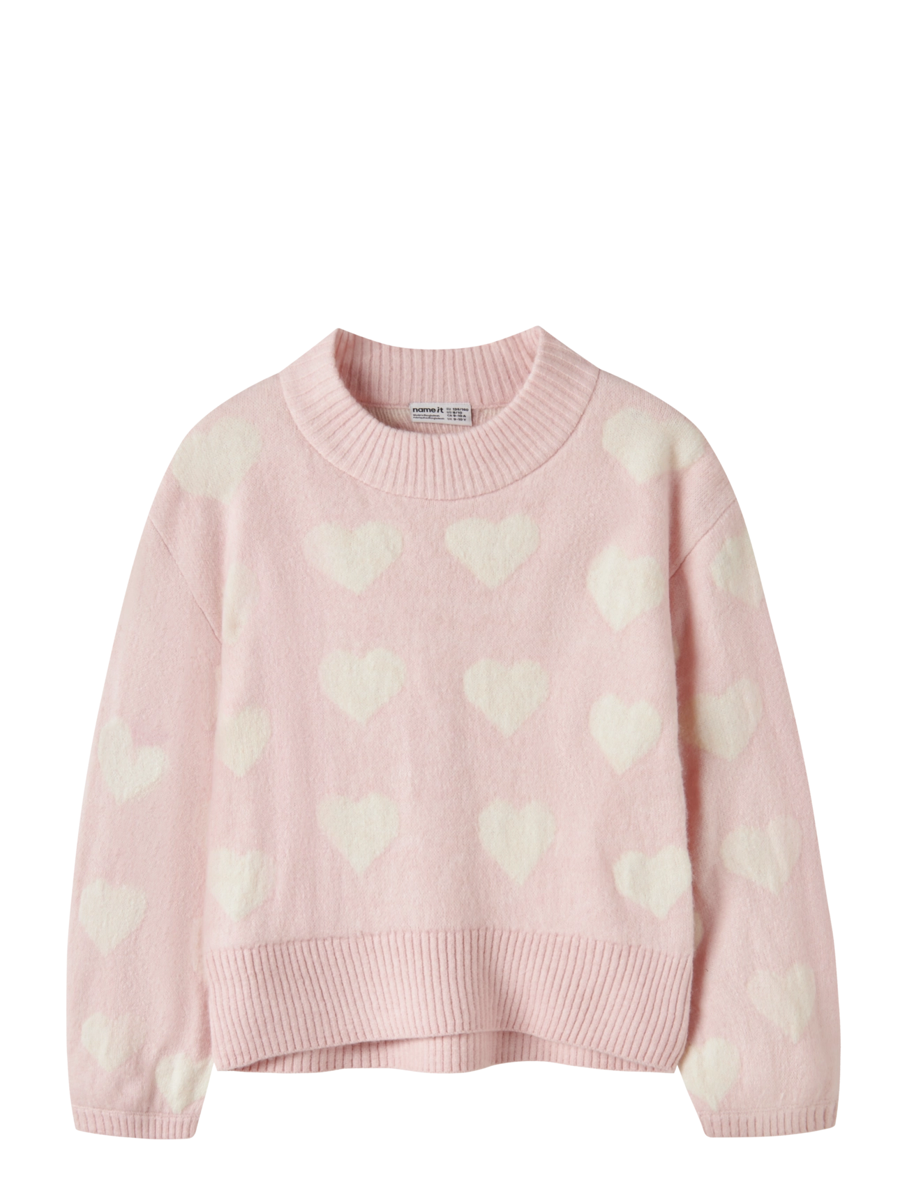 name it NKFLEIFY LS OVERSIZE KNIT - Tøj - LOTUS / pink/rose