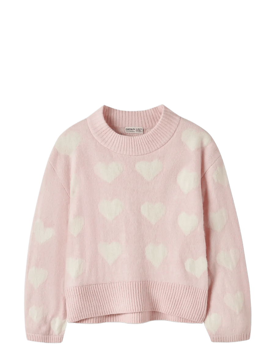 name it - NKFLEIFY LS OVERSIZE KNIT - lotus - 2