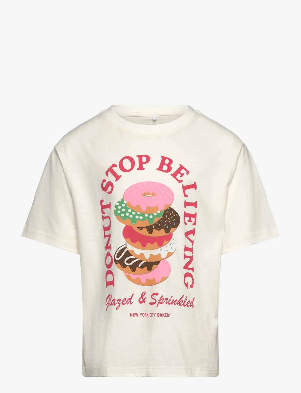 name it - NKFOLENE NREG SS TOP - krótki rękaw - cloud dancer - 0