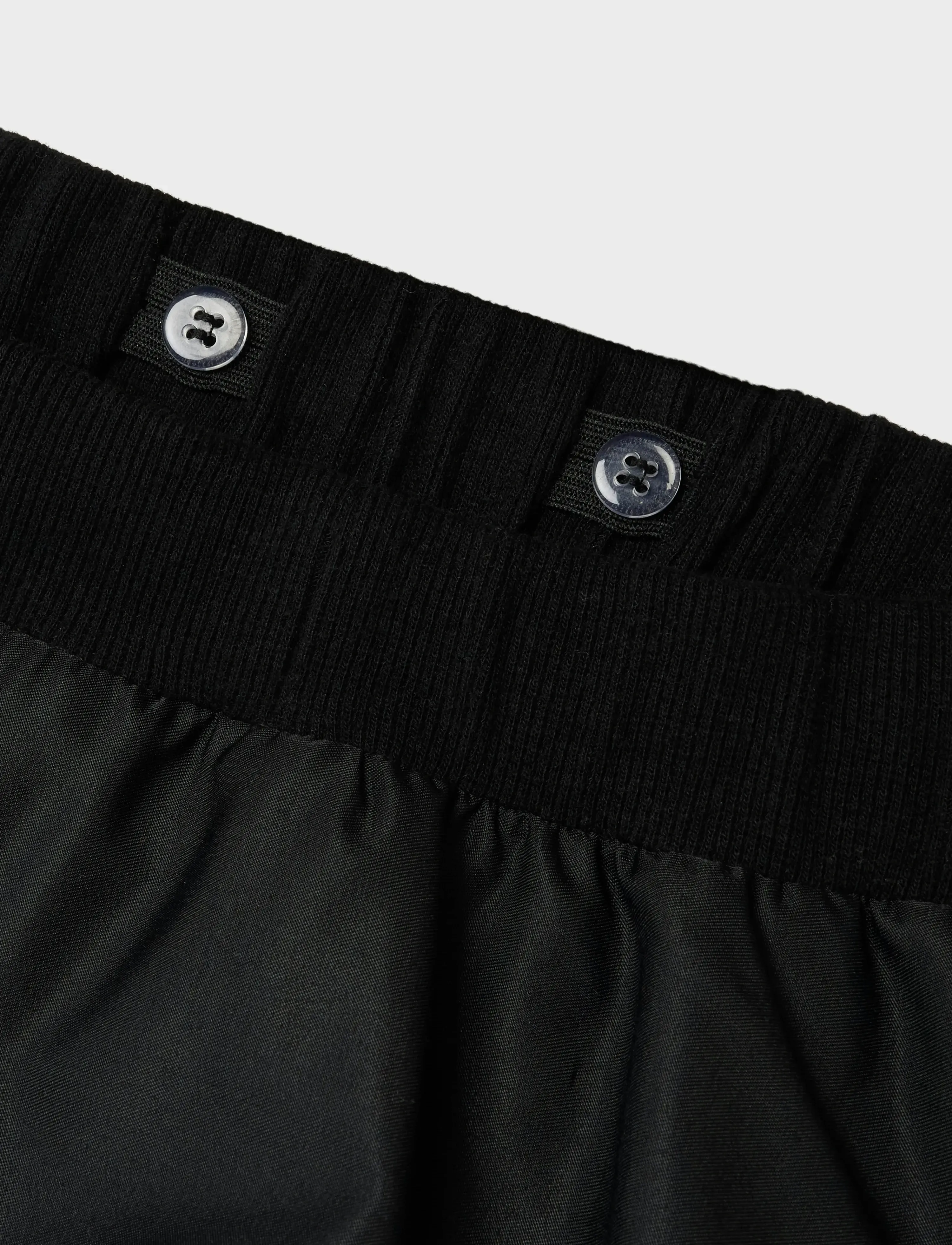 name it - NKFRANILA BALLOON SKIRT - korte nederdele - black - 2