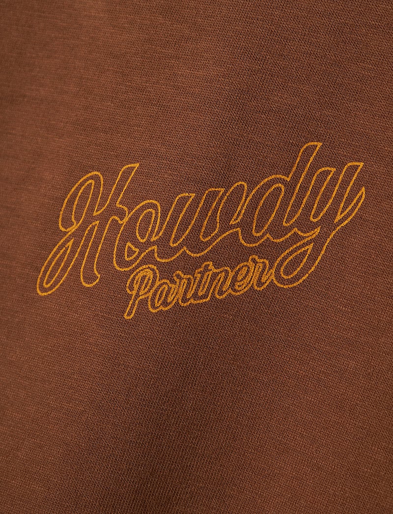 name it - NKMRANCHER NREG SS TOP - kortærmede t-shirts - carob brown - 1