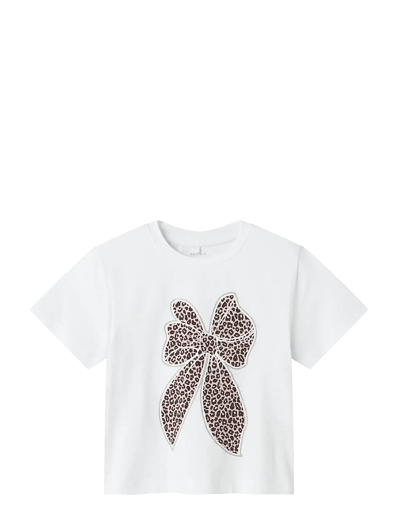 name it - NMFLEOANJA SS NREG TOP - bright white - 1