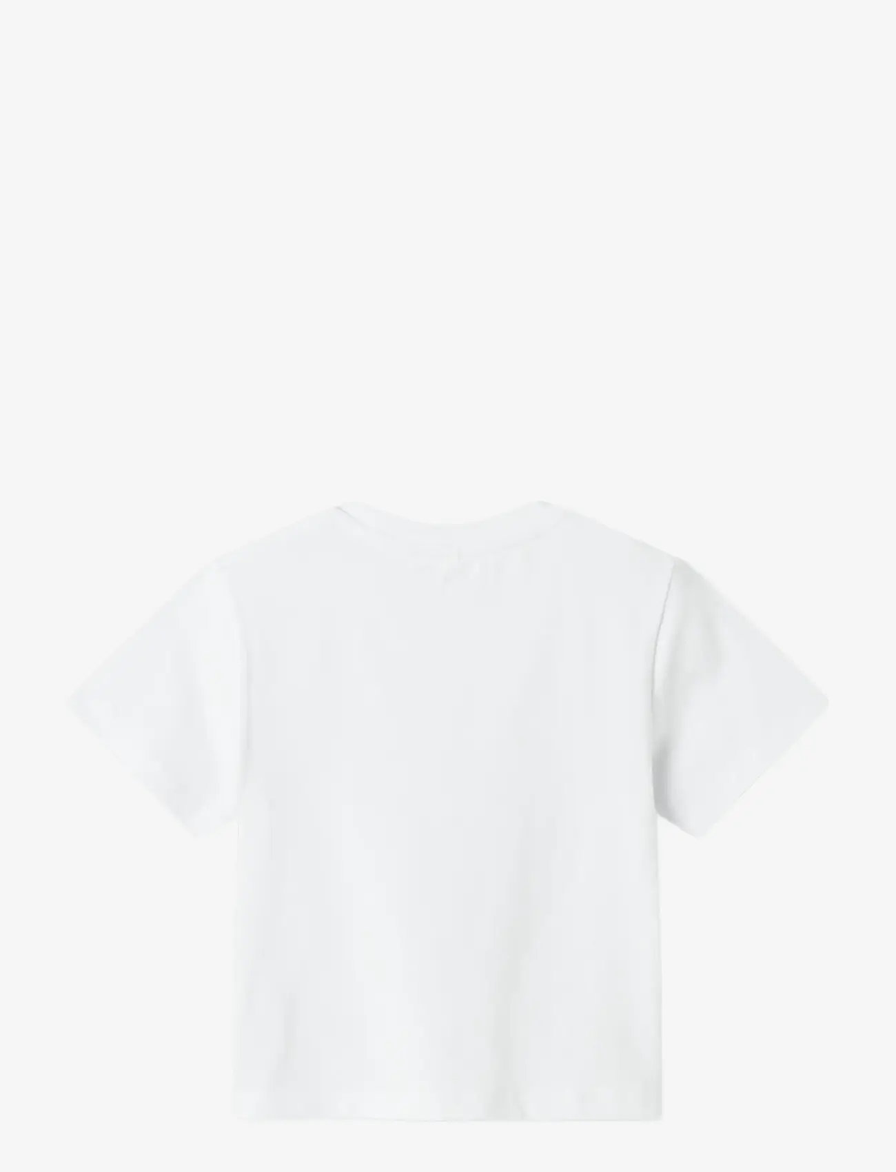 name it - NMFLEOANJA SS NREG TOP - sügisesed riided - bright white - 1