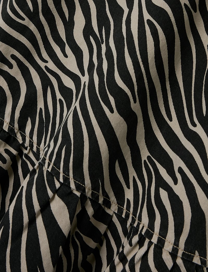 name it - NKFZEBRA TWILL SS DRESS 4003-TD D - sukienki codzienne z krótkim rękawem - cement - 4