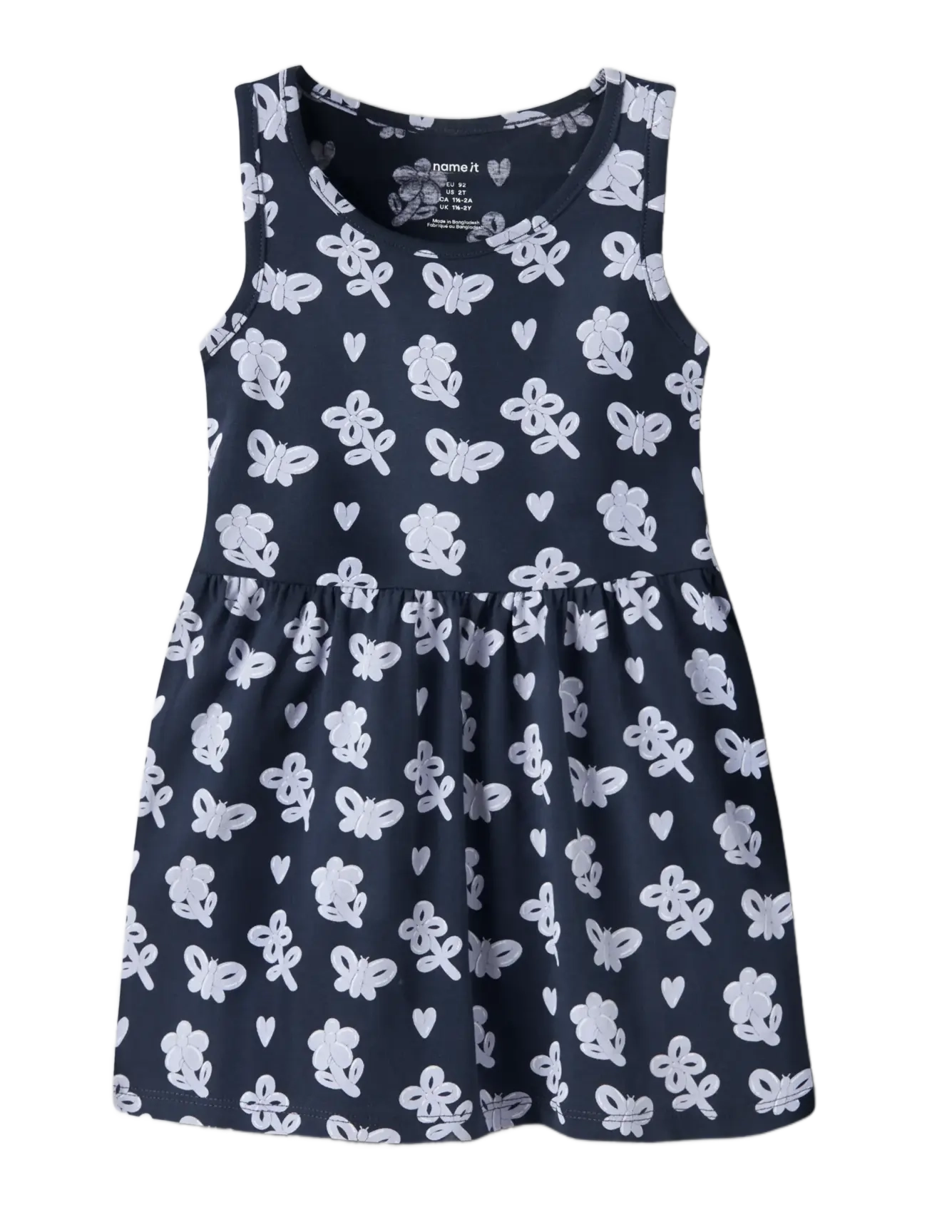 name it - NMFVILINSE 2P SL DRESS - mouwloze babyjurken - cradle pink - 2