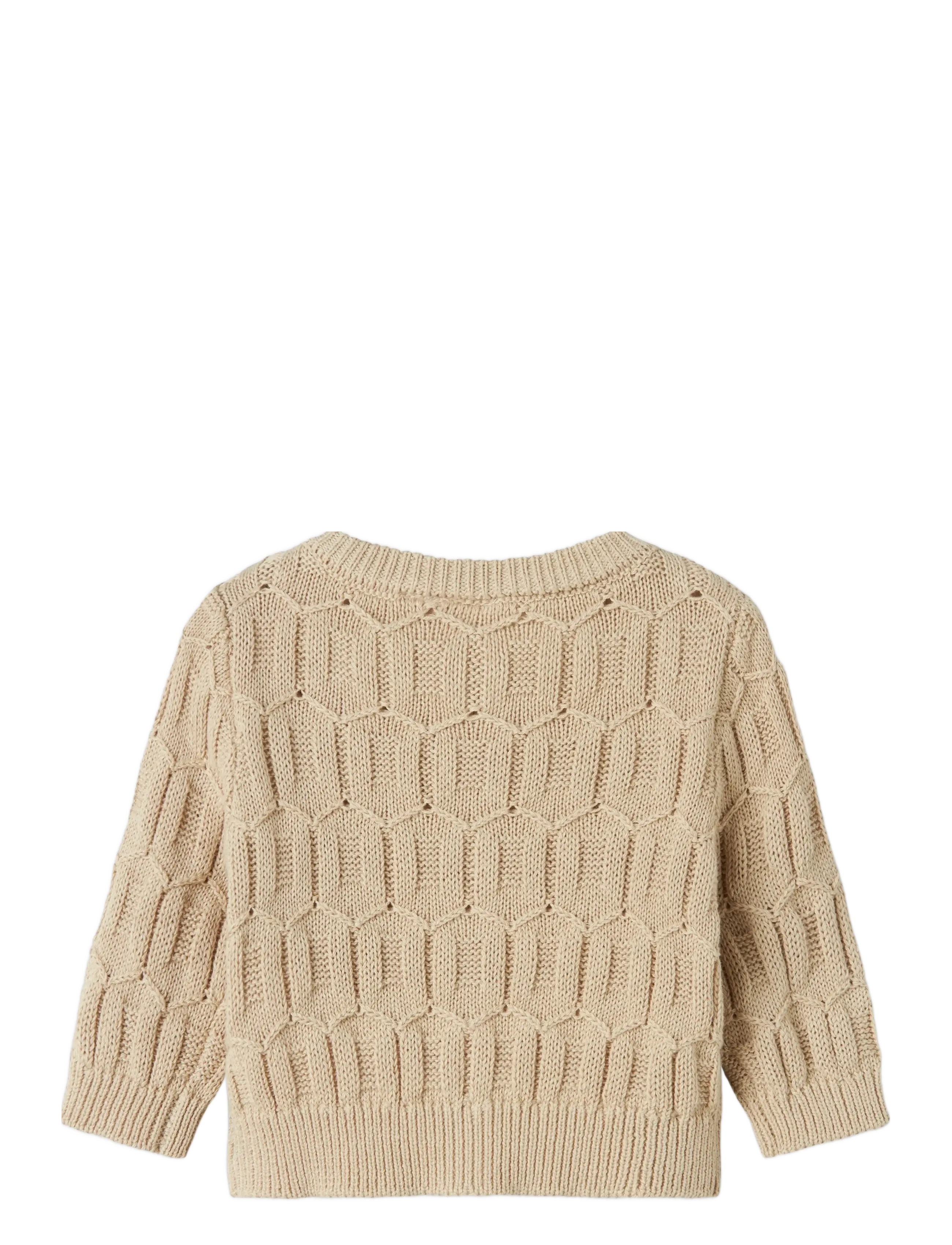 name it - NBNLOMMA LS KNIT CARD - peyote - 2