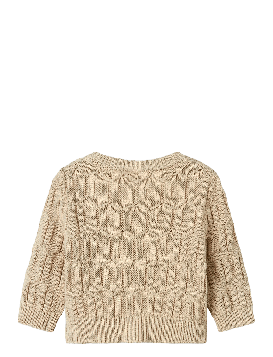 name it - NBNLOMMA LS KNIT CARD - cardigans - peyote - 2