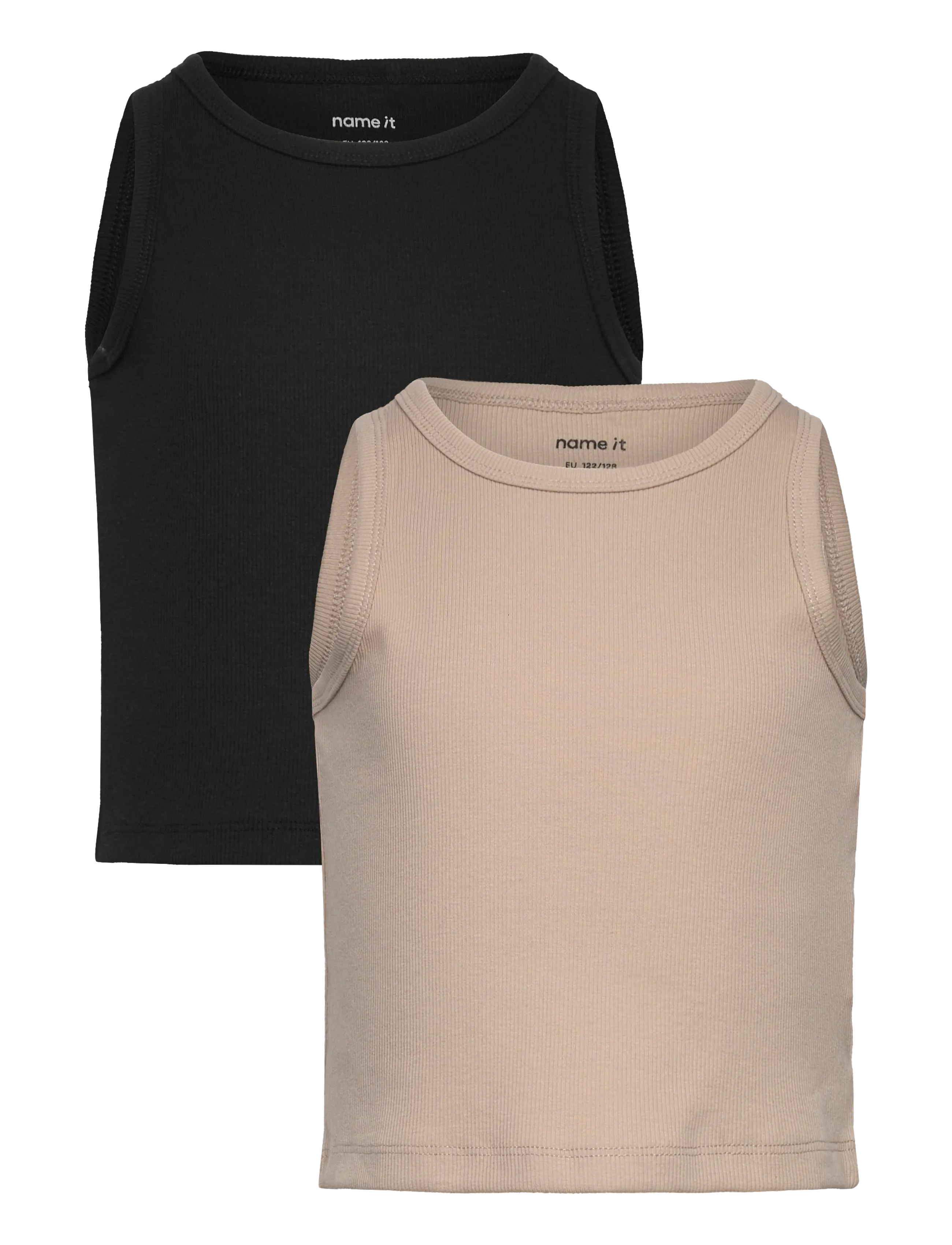 name it NKFNAKAL 2P SL SHORT TOP - Kleidung - PURE CASHMERE / black