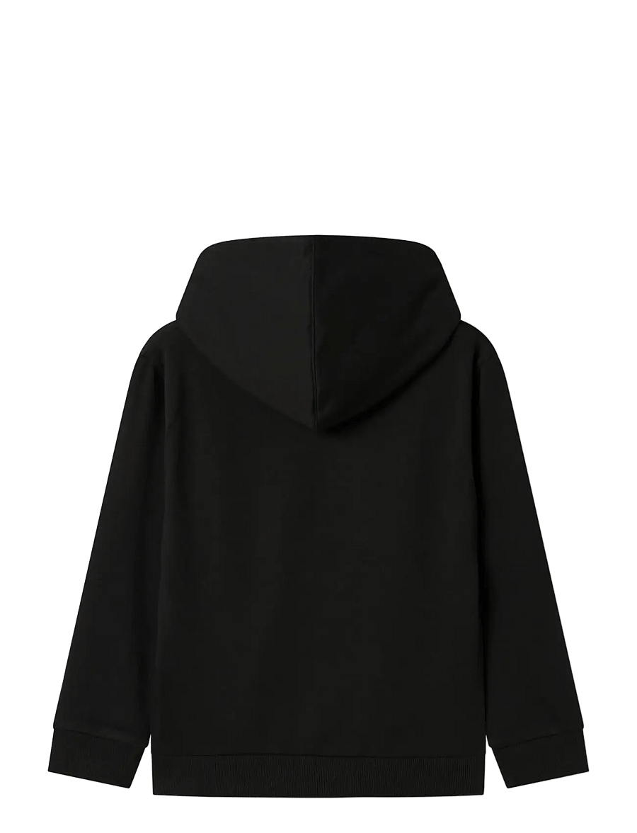 name it - NKMJUCK ONEPIECE SWEAT WH BRU NOOS VDE - huvtröjor - black - 2