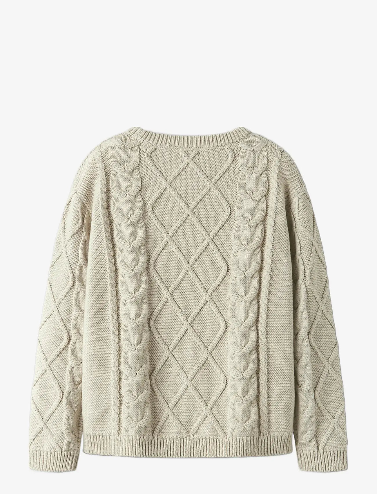 name it - NMMLYLE LS KNIT - efterårstøj - peyote - 1