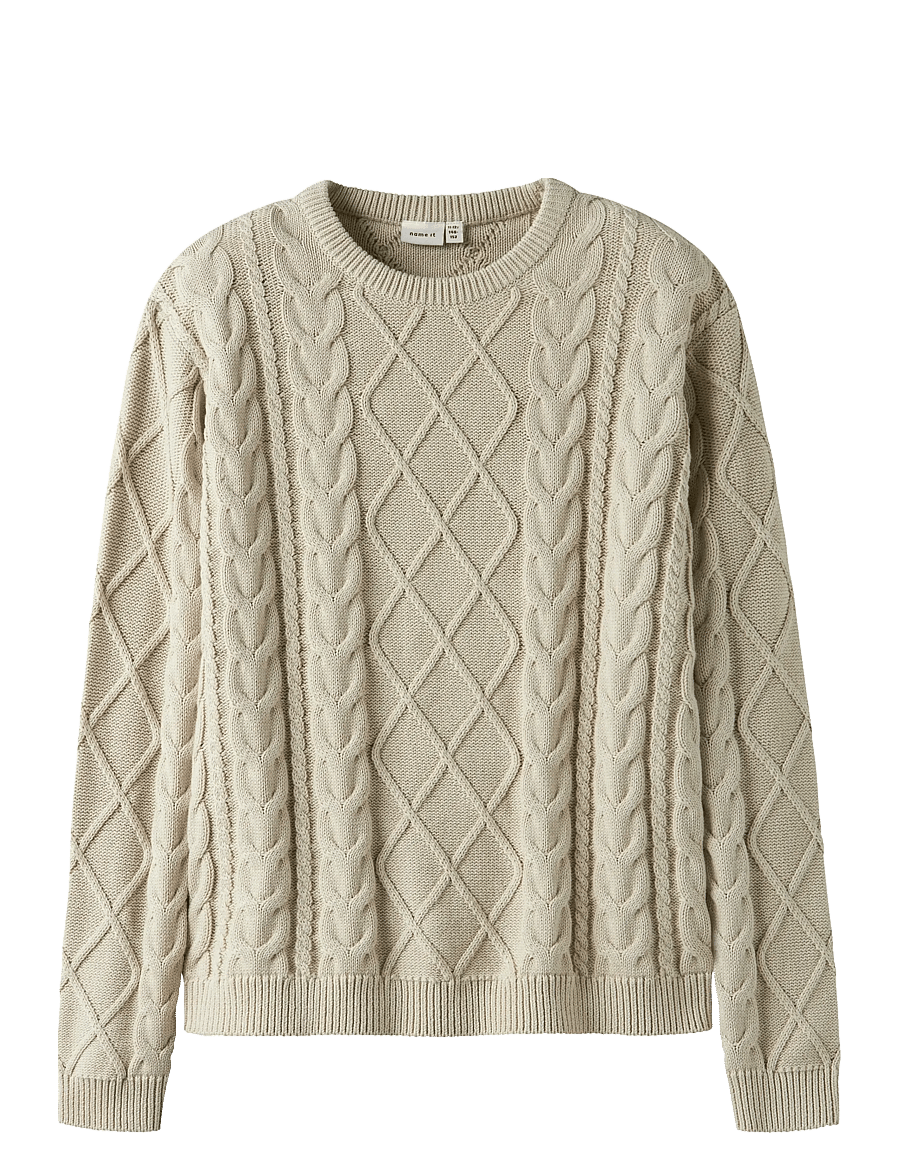 name it - NKMLYLE LS KNIT - pullover - peyote - 0