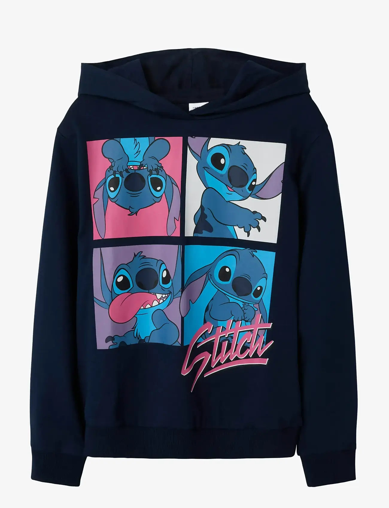 name it - NKFINGA STITCH NREG SWEA WH BRU NOOS WDI - džemperiai su gobtuvu - navy blazer - 0