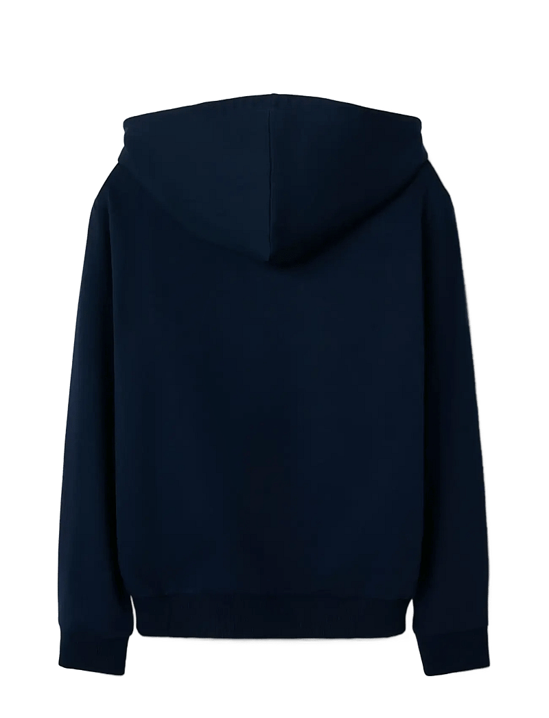 name it - NKFINGA STITCH NREG SWEA WH BRU NOOS WDI - kapuzenpullover - navy blazer - 1