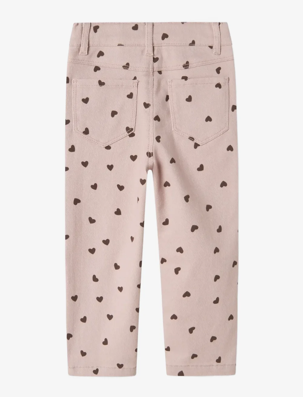 name it - NMFROSE STRAIGHT AOP TWILL PANT 7218-YF - kelnytės kūdikiams - burnished lilac - 2