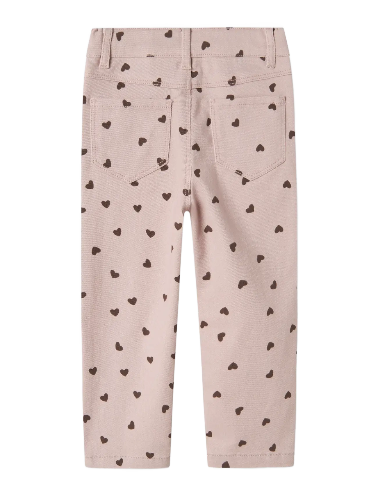 name it - NMFROSE STRAIGHT AOP TWILL PANT 7218-YF - hosen - burnished lilac - 2
