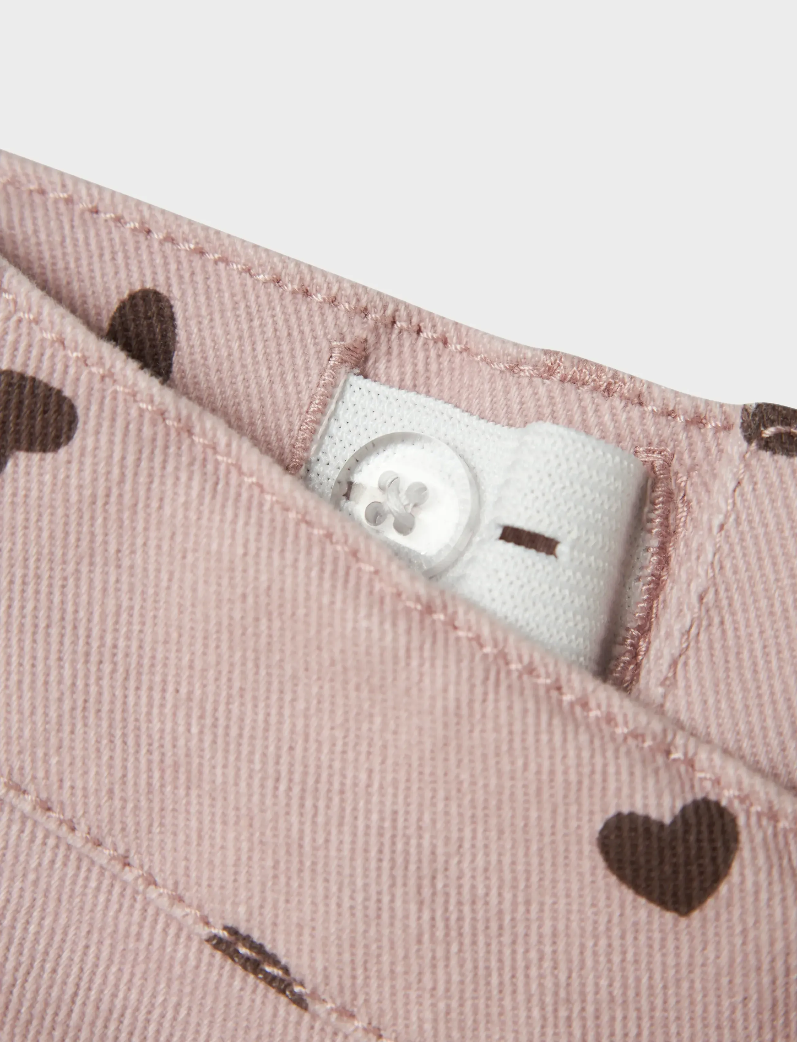 name it - NMFROSE STRAIGHT AOP TWILL PANT 7218-YF - hosen - burnished lilac - 4