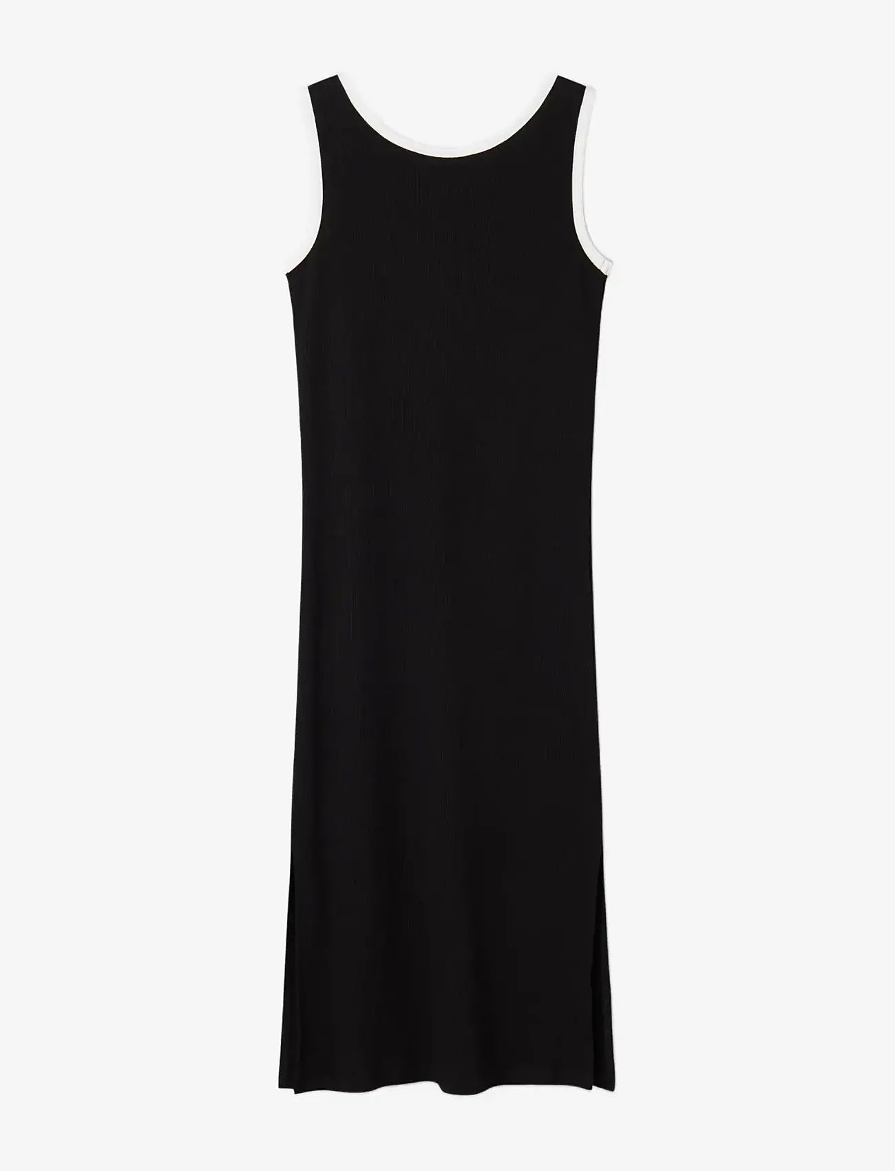 name it - NKFJALLY SLIM SL LONG DRESS - Ærmeløse hverdagskjoler - black - 1
