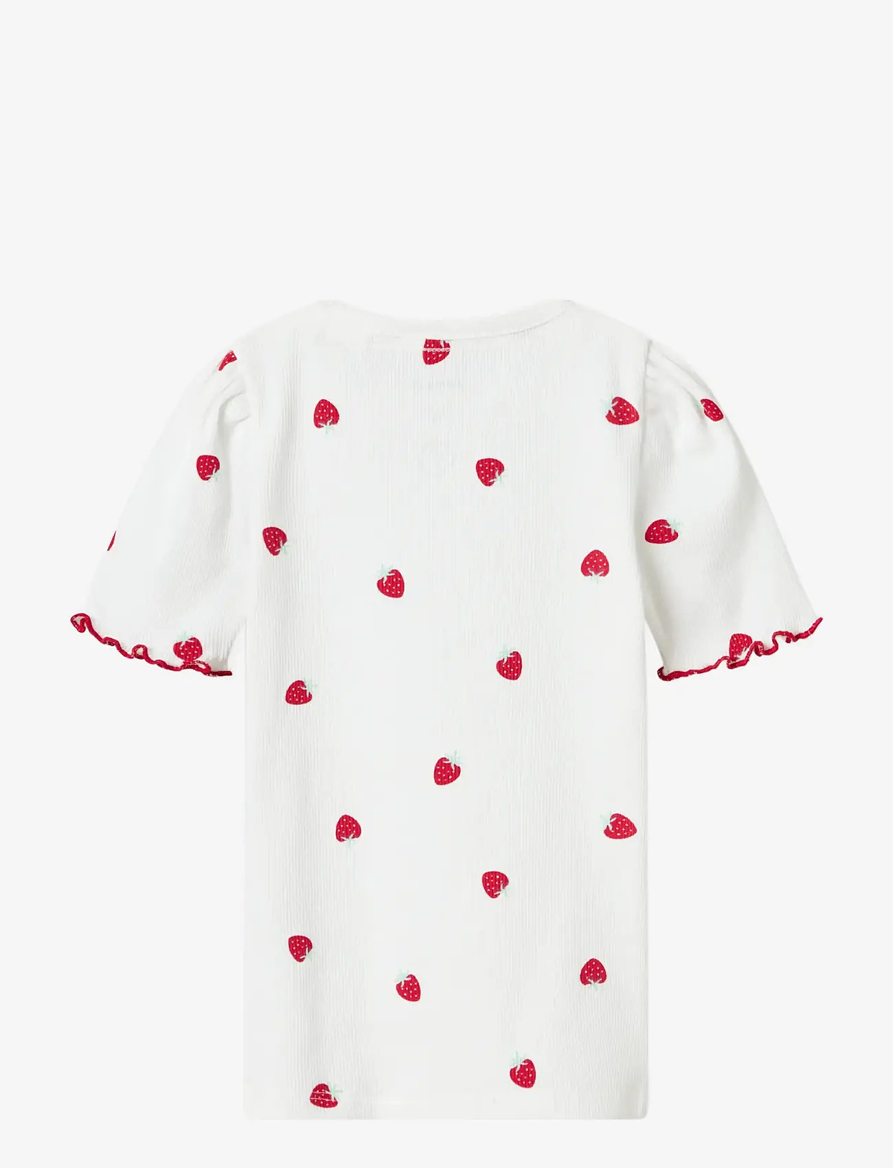 name it - NMFJILLIE XSL SS TOP - sügisesed riided - bright white - 1