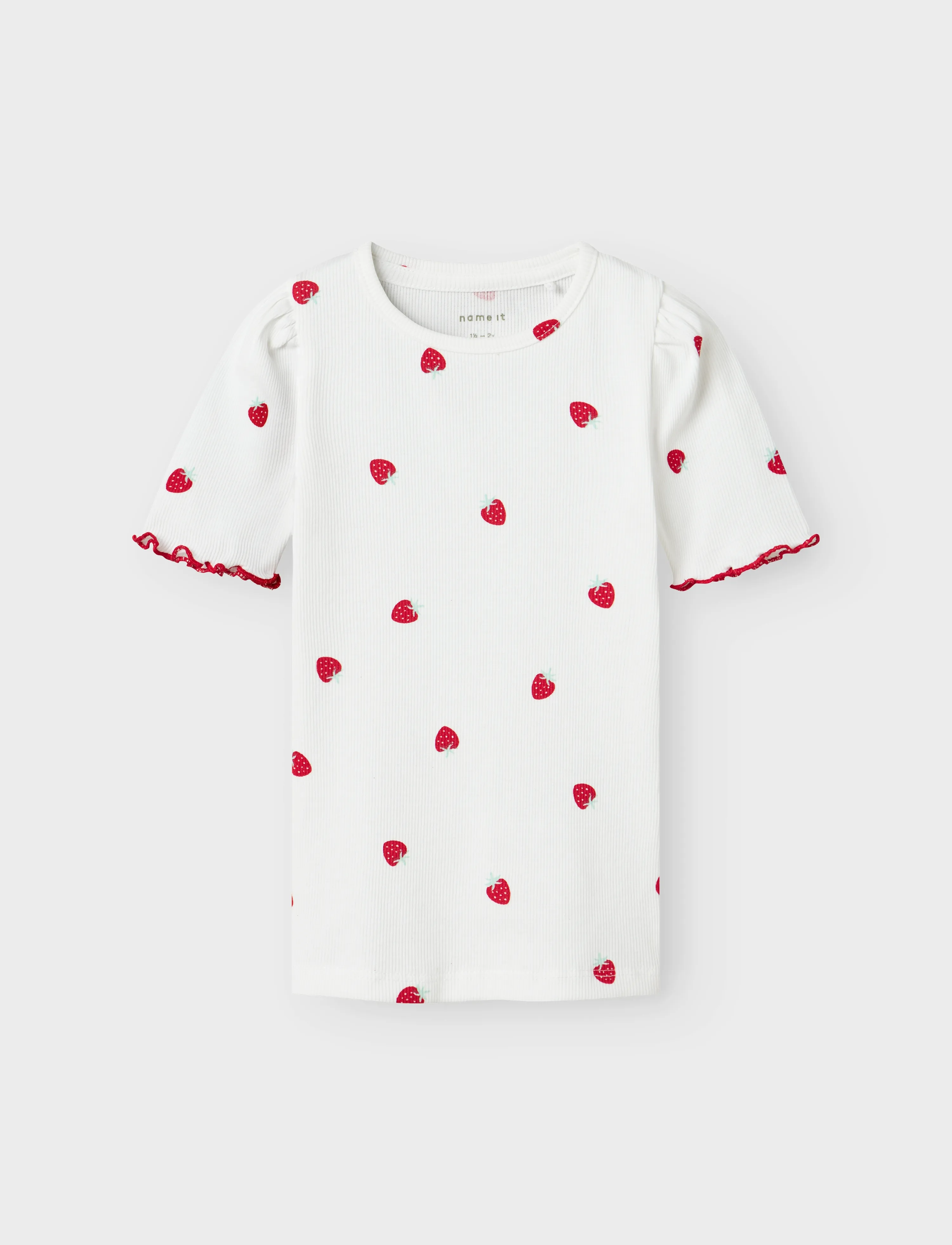 name it - NMFJILLIE XSL SS TOP - bright white - 5