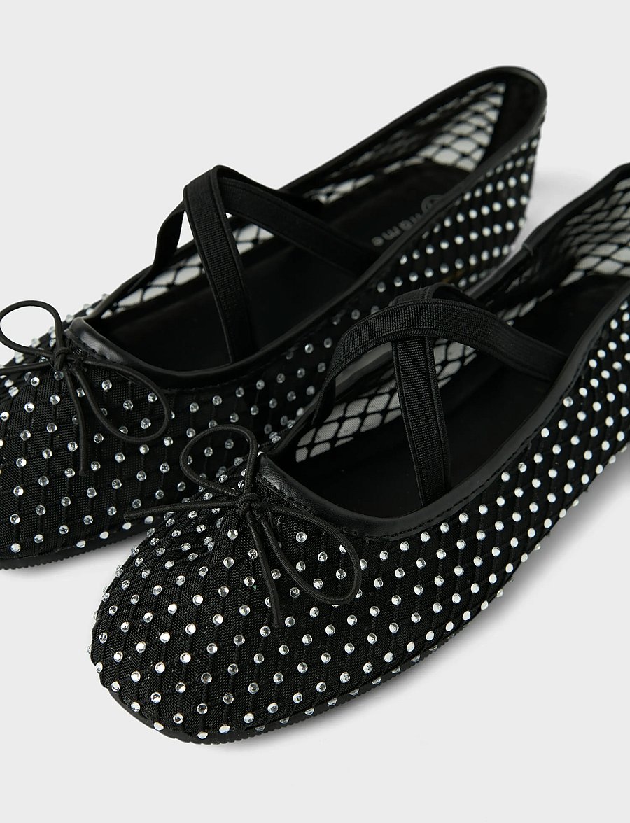 name it - NKFKALUA BALLERINA SHOE - ballerinaskor & slip-ons - black - 0