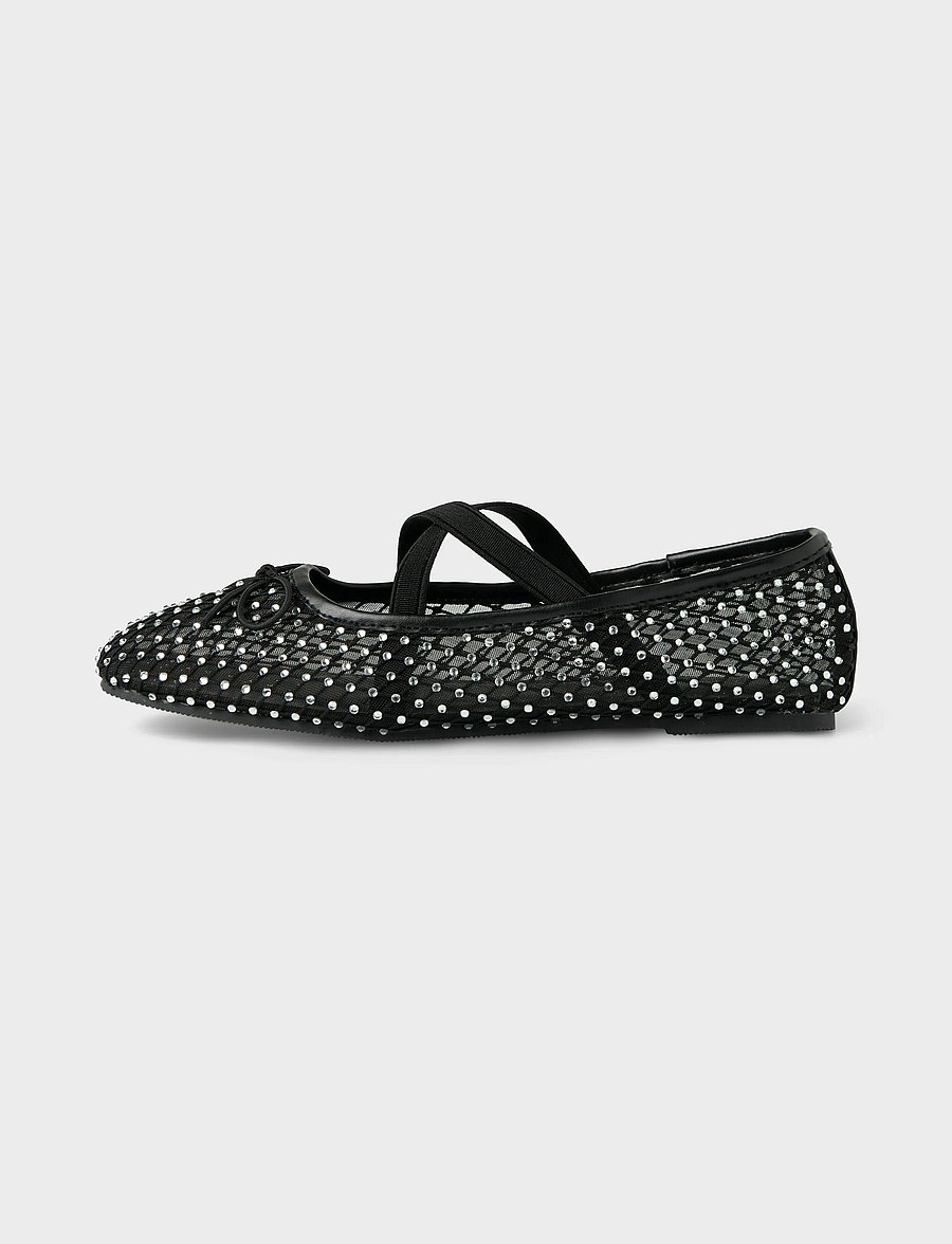 name it - NKFKALUA BALLERINA SHOE - ballerinaskor & slip-ons - black - 3