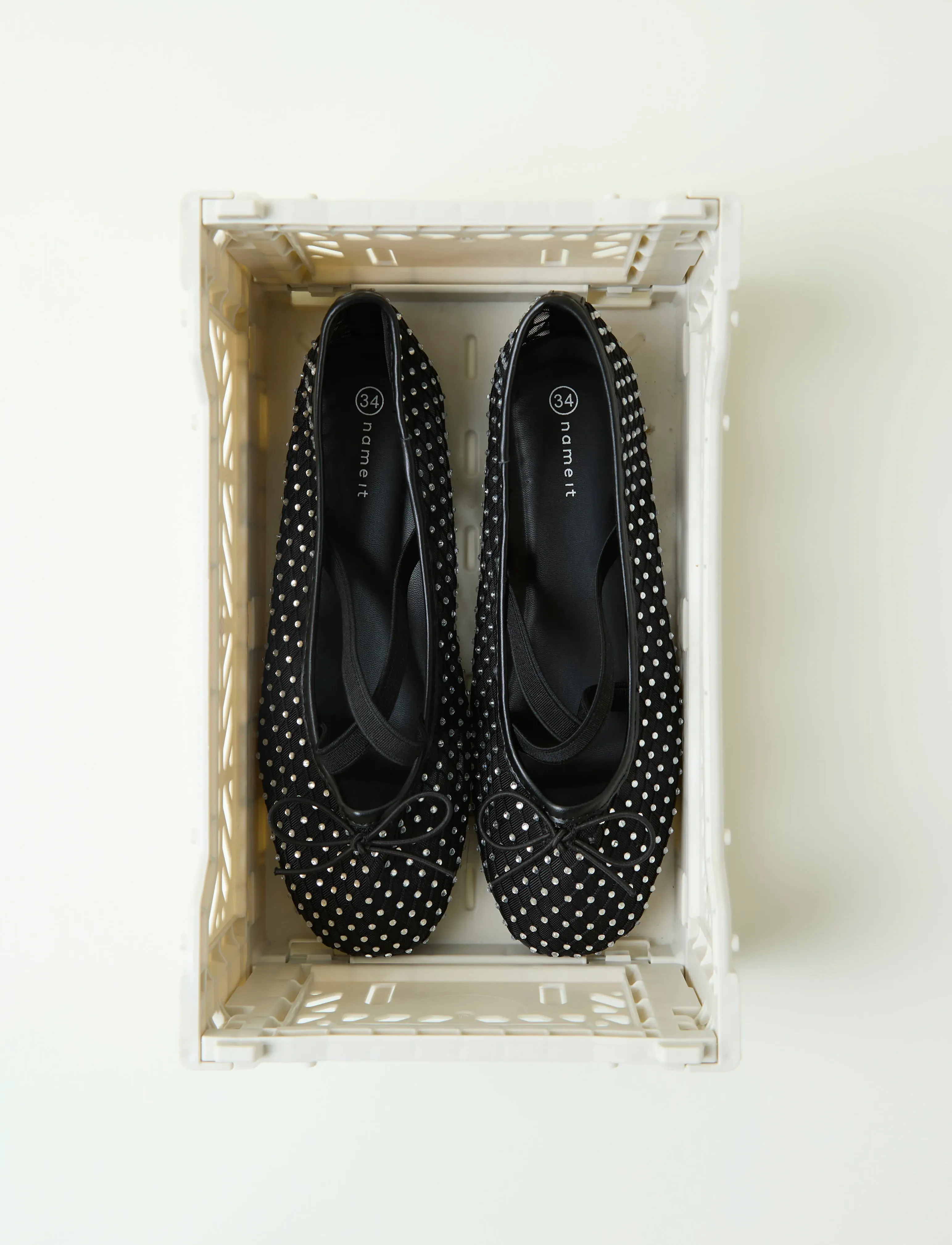name it - NKFKALUA BALLERINA SHOE - ballerínur & balletskór - black - 4