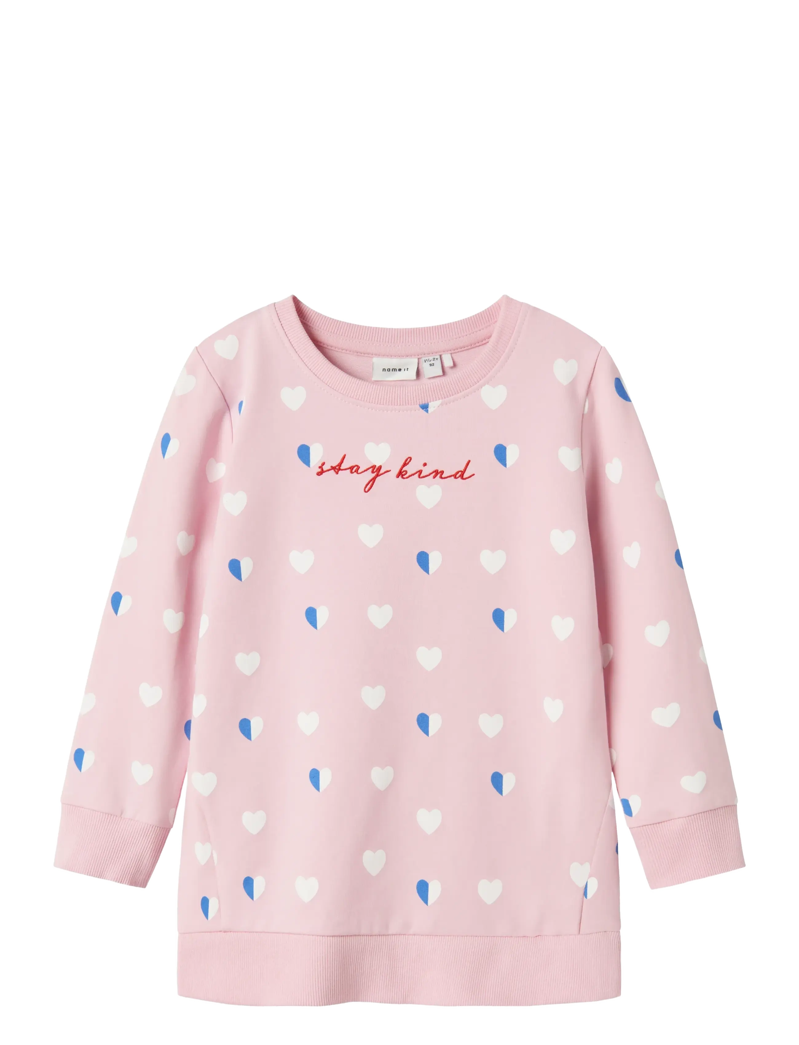 name it NMFLIA SWEAT TUNIC BRU - Riided - SWEET DREAMS / pink/rose