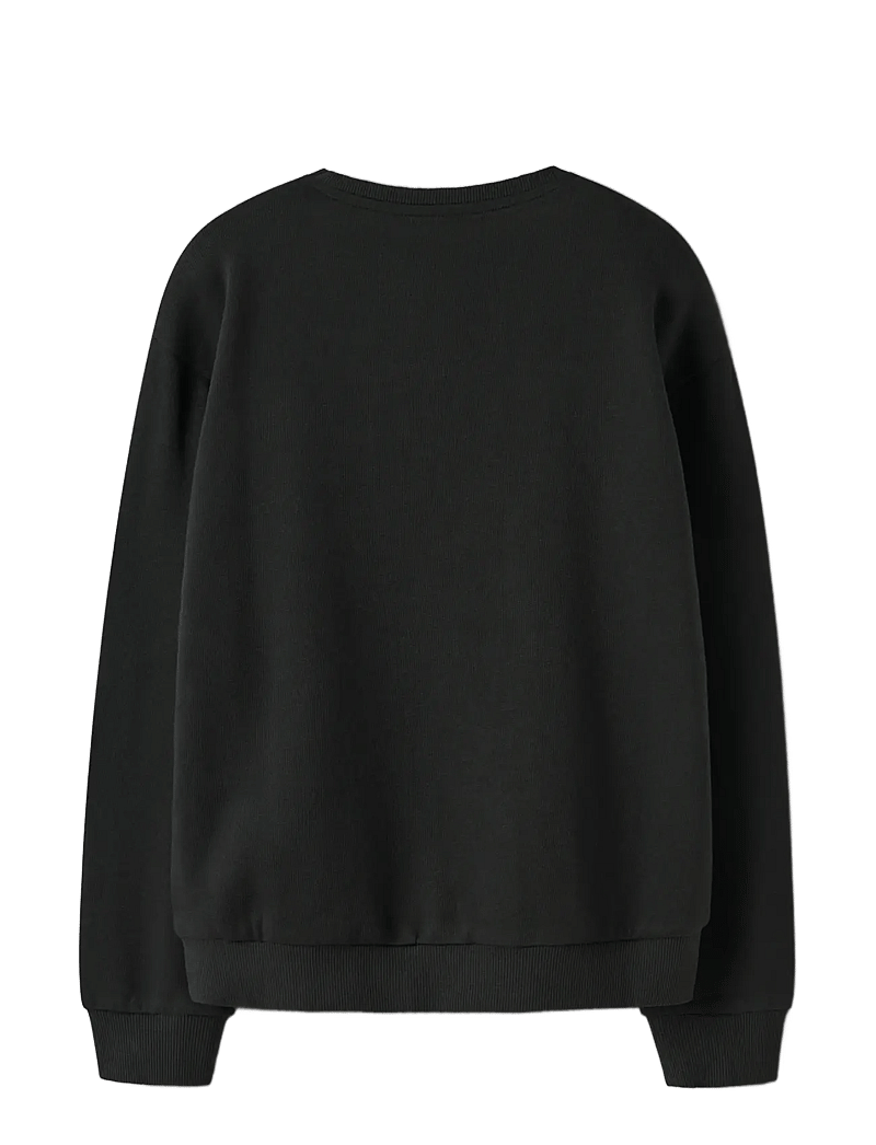name it - NKFLIONA NREG SWEAT BRU - collegepaidat - black - 2