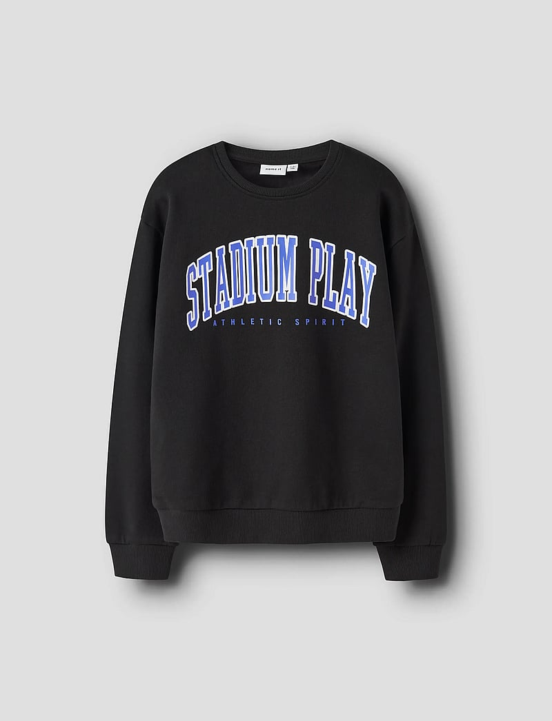 name it - NKFLIONA NREG SWEAT BRU - collegepaidat - black - 0