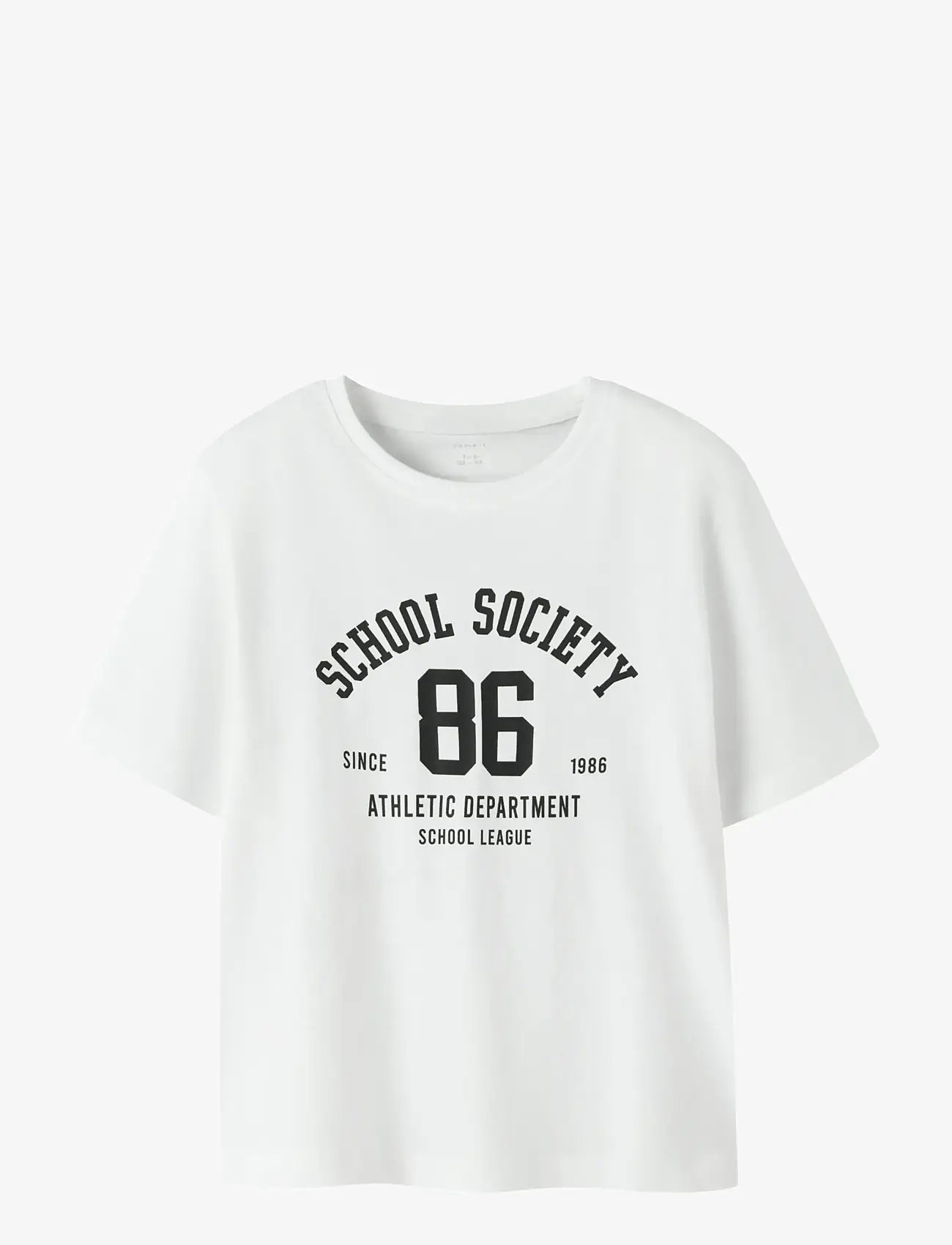 name it - NKFLAISA NREG SS TOP - lühikeste varrukatega t-särgid - bright white - 0