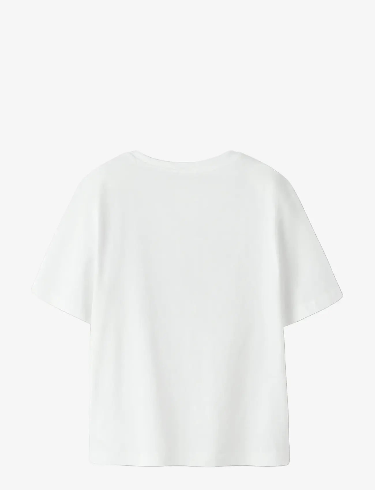 name it - NKFLAISA NREG SS TOP - lühikeste varrukatega t-särgid - bright white - 1