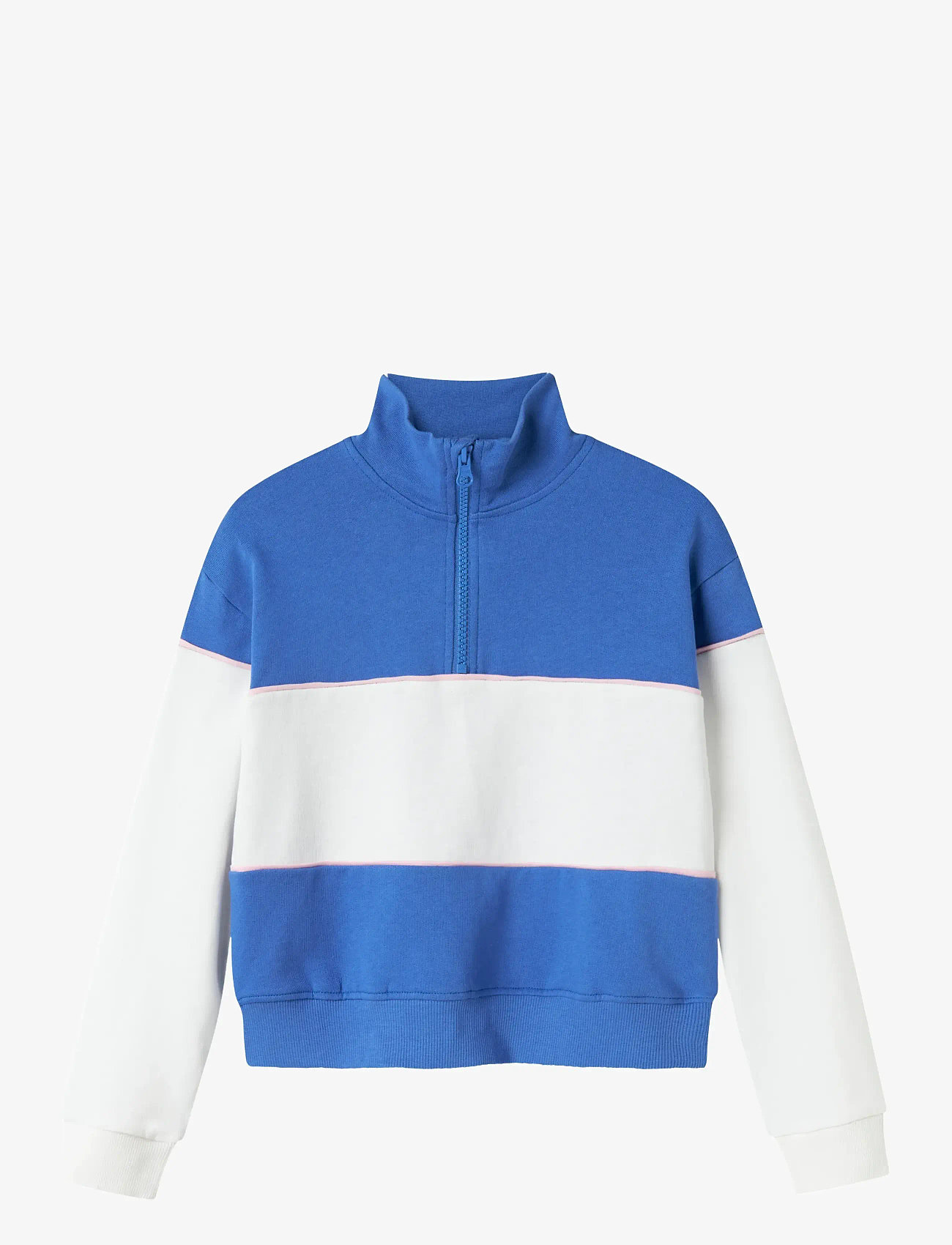 name it - NKFLEIKA SH SWEAT BRU - efterårstøj - amparo blue - 0