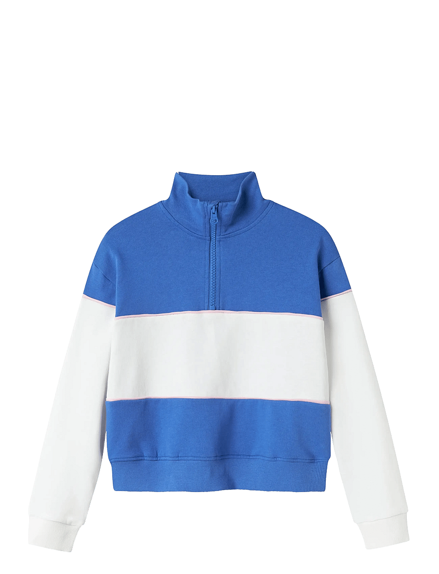 name it - NKFLEIKA SH SWEAT BRU - sweatshirts - amparo blue - 1