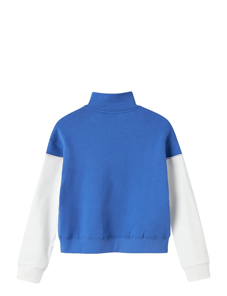 name it - NKFLEIKA SH SWEAT BRU - sweatshirts - amparo blue - 2