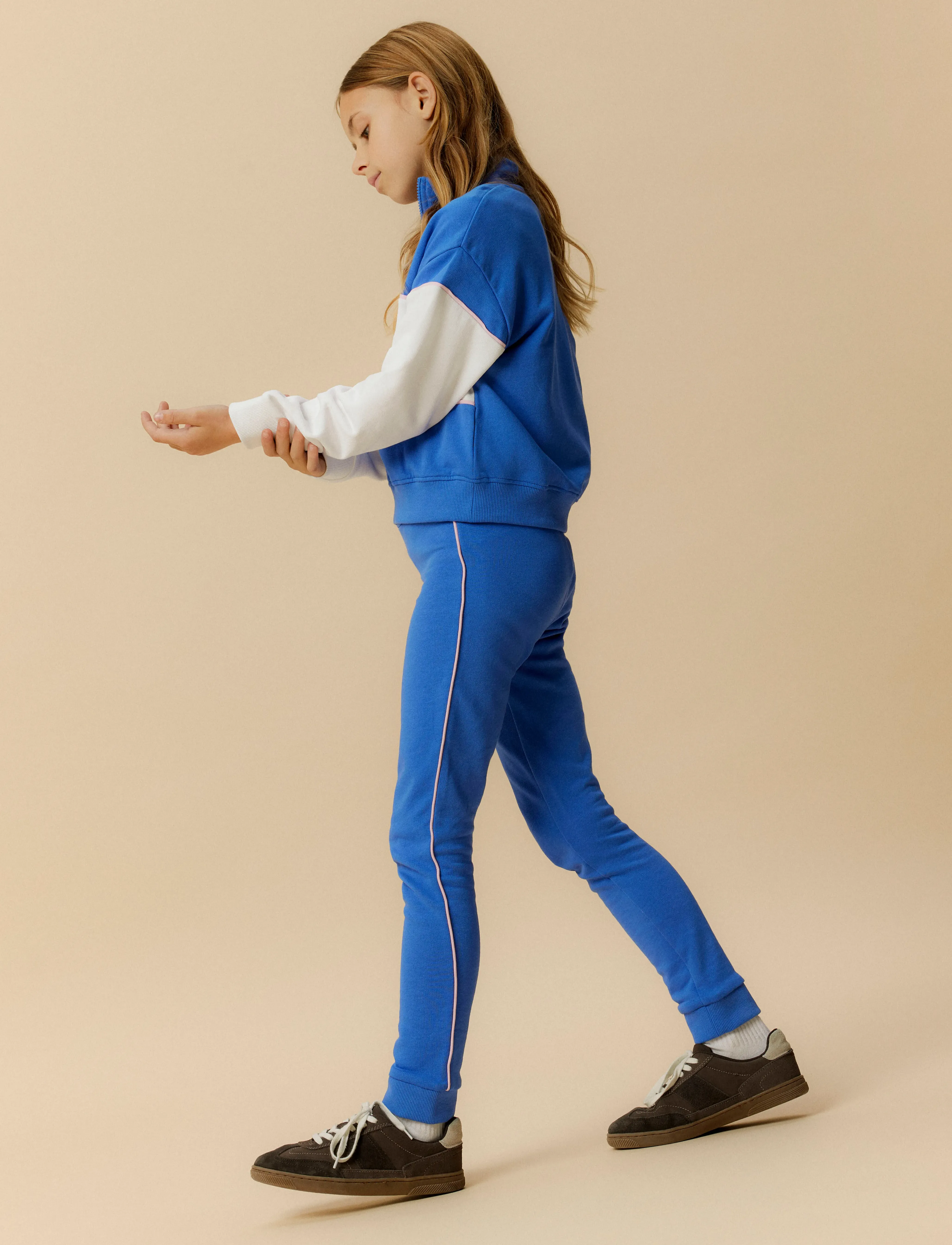 name it - NKFLEIKA SH SWEAT BRU - sweatshirts - amparo blue - 3