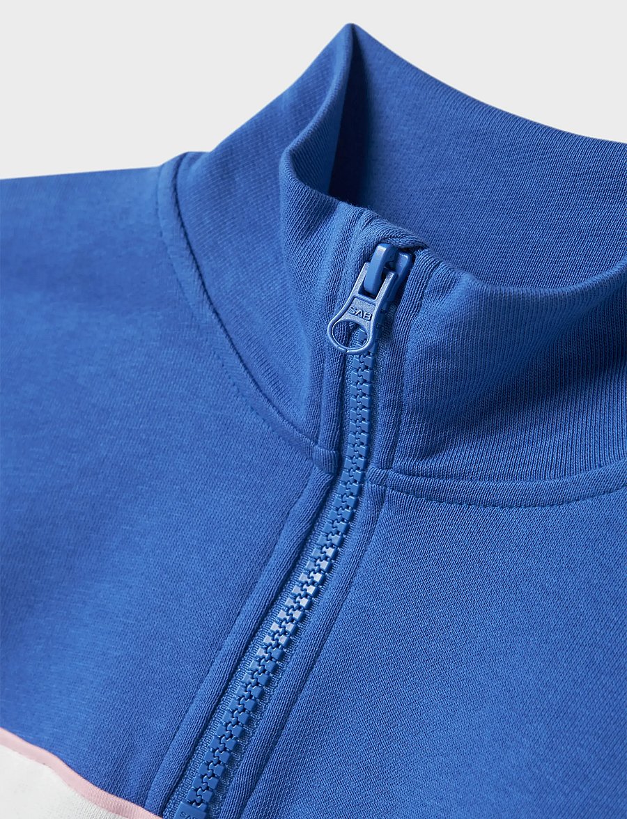 name it - NKFLEIKA SH SWEAT BRU - sweatshirts - amparo blue - 4