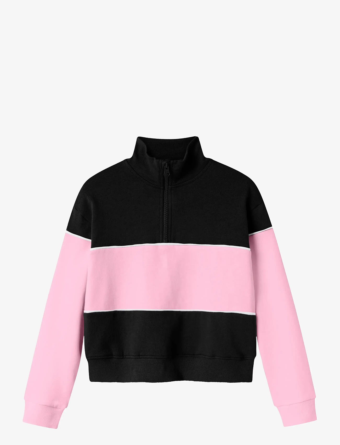 name it - NKFLEIKA SH SWEAT BRU - sweatshirts - black - 1