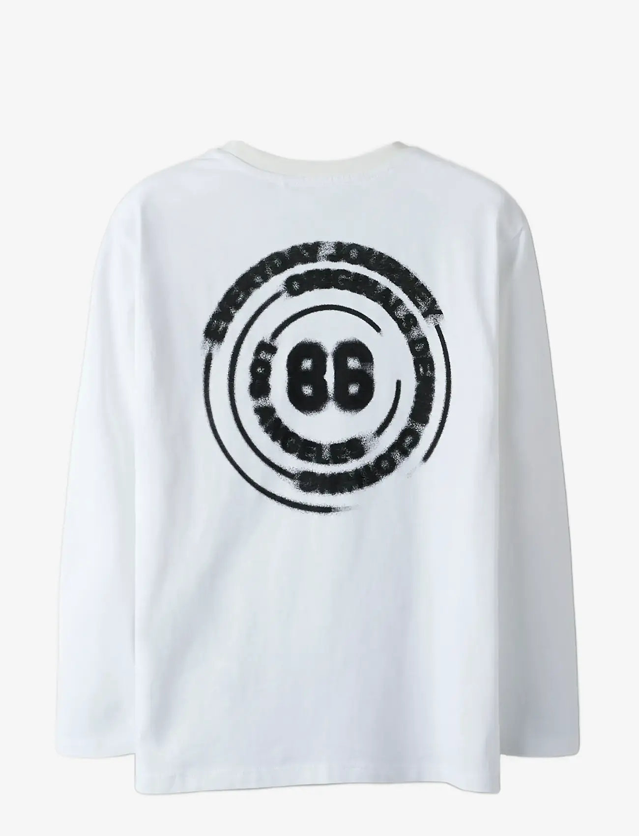 name it - NKMLAYTON LS NREG TOP BOX - langærmede t-shirts - bright white - 2