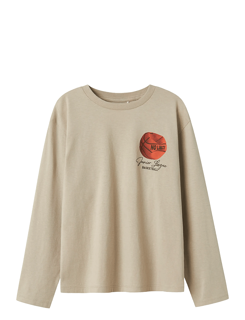 name it - NKMLAYTON LS NREG TOP BOX - long-sleeved t-shirts - island fossil - 1