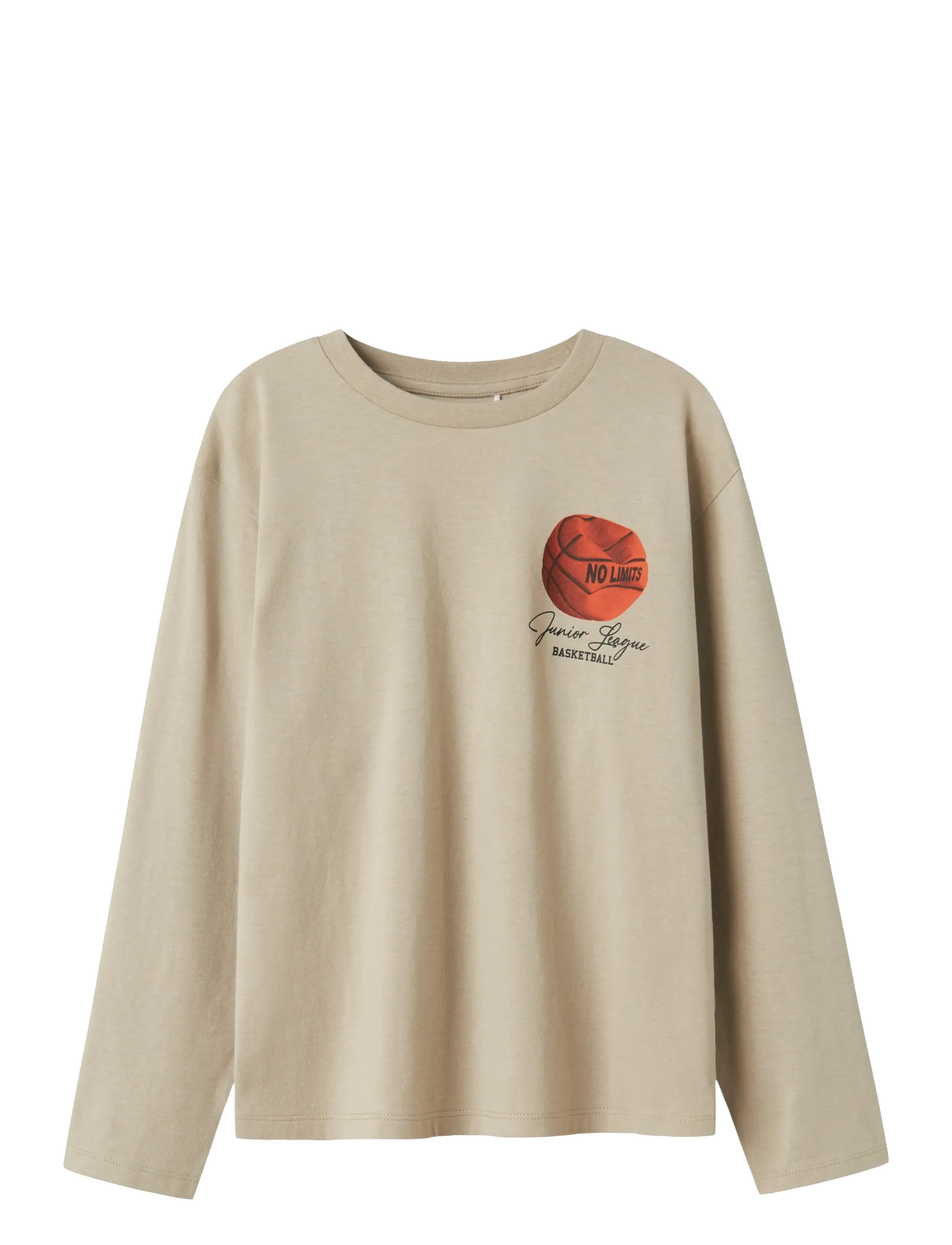 name it - NKMLAYTON LS NREG TOP BOX - långärmade t-shirts - island fossil - 1